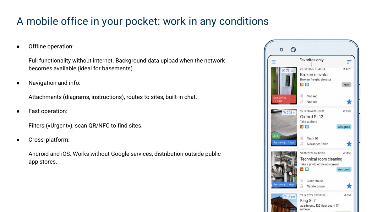 Mobile Workforce Management and Quality Control — 5